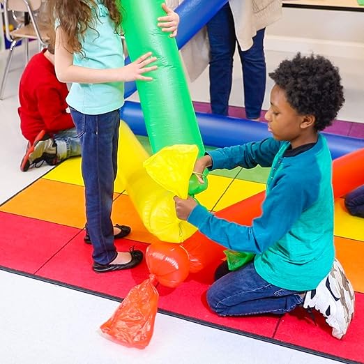 Steve Spangler Science WINDBAGS, 4 Pack – Blows Up in 1 Breath – STEM Activity for Kids – Easier to Inflate Than Regular Balloons – DIY Science Toy for Ages 6 and Up – for Classroom and Home Use