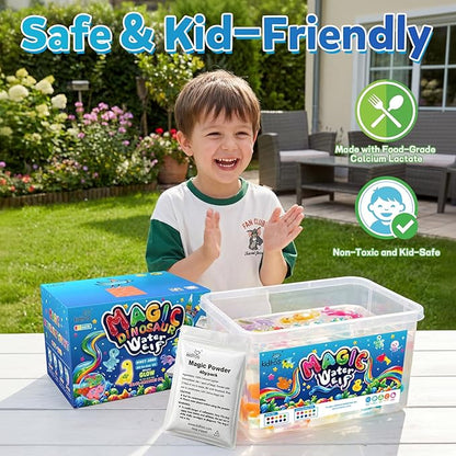 Kiditos Magic Water Elf Powder Refill 5 Packs+Animal Mold Set