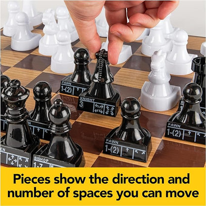 Spin Master Games, Cardinal Classics Chess Teacher, Learn to Play Strategy Board Games for Beginners, Chess, 2 Players, for Kids Ages 8 & Up