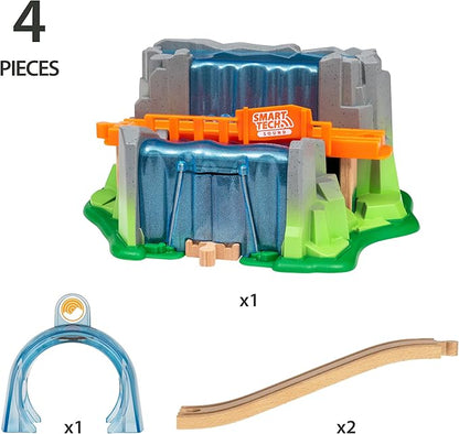 BRIO Smart Tech Sound Waterfall Tunnel - Interactive Train Set Accessory | Enhances Motor Skills | Child-Safe | FSC-Certified Wood Material