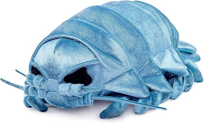 ZHONGXIN MADE Large Isopod Plush - Lifelike 20” Blue Isopod Weigted Stuffed Animal, Realistic Bathynomus Giganteus Arthropod Insect Plushie, Soft Crustaceans Animals Toys Model Dolls Gifts for Kids