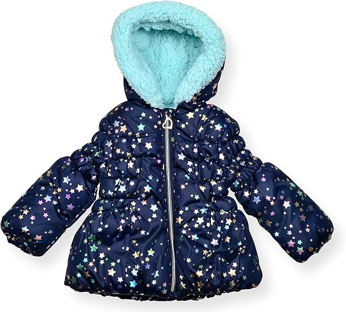 Arctic Quest Little Girls Bib Snow Pants and Ski Jacket Water-Resistant Snowsuit For Kids Winter Jacket For Girls