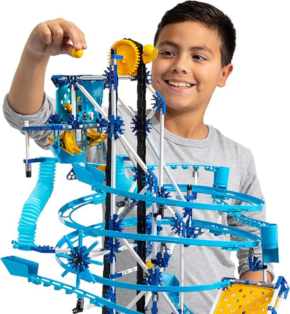 K'NEX - Marble Coaster Run with Motor‚ 504 Pieces, STEM Building, Kid Construction Set‚ Ages 8+
