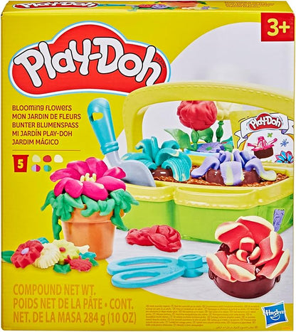 Play-Doh Blooming Flower Garden Toy Playset, Nature Pretend Play, Kids Arts & Crafts Ages 3+