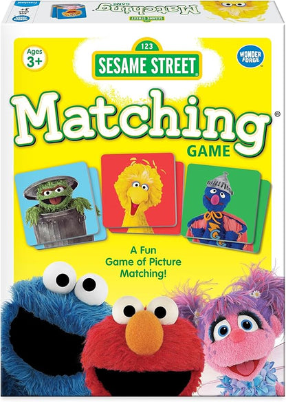 Wonder Forge Sesame Street Matching Game Fun & Fast Memory Game for Kids Ages 3-5 | Features Beloved Characters | Ideal for Solo or Family Play