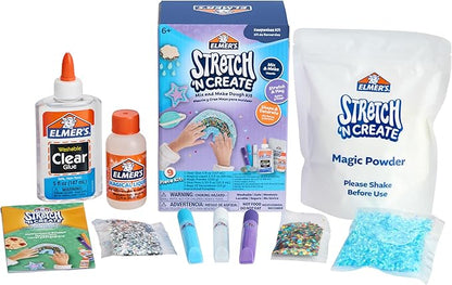 Elmer’s Stretch 'N Create Dough Kit, 3 Ways to Play, Keepsakes Kit, 9 Count