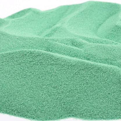 Shiny Stone Colorful Sand,Rainbow Sand,Art Sand,Colored Sand,Craft Sand,Decorative Wedding Vibrant Sand, 250g/0.55lb/8.81oz for Wedding Succulent Terrarium Vase (Pea Green)