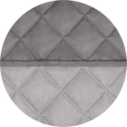 PureFit Reversible Quilted Sofa Cover, Water Resistant Slipcover Furniture Protector, Washable Couch Cover with Non Slip and Elastic Straps for Kids, Dogs, Pets (Sofa, Gray/Light Gray)