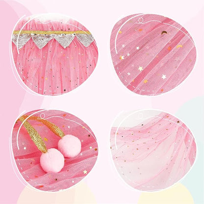 10 Pieces Princess Cape Set Dress up Clothes for Little Girls Party Cosplay Cloak with Jewelry Tiara Crown Wand Gloves