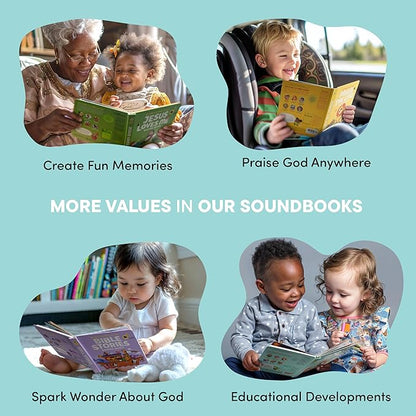God Made Me Christian Sound Books for Kids - 6 Bible Songs for Toddlers – Christian Easter Gifts for Kids, Baby Books & Toys for Kids - Easter Basket Essentials, Baptism, Christening Baby Gifts