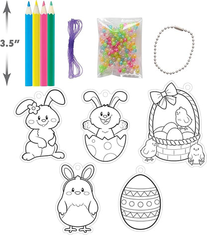 Just Play Shrinky Dinks Easter Kit, 12-Pieces, Kids Art and Craft Activity Set, Kids Toys for Ages 5 Up