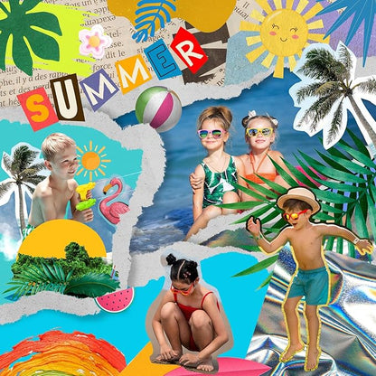 Joycover Pool Party Favors Beach Party Favors 122 PCS Hawaiian Pool Beach Party Decorations, Hawaiian Leis For Luau Party Decorations, Beach Balls, Kids Sunglasses, Pool Party Supplies, Summer Toys…