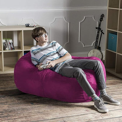 Jaxx Sofa Saxx Bean Bag Lounger, 4-Feet, 4-foot, Fuchsia