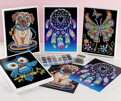 Sequin Art Red Norman The Snowman, Sparkling Arts and Crafts Kit; Creative Crafts for Adults and Kids