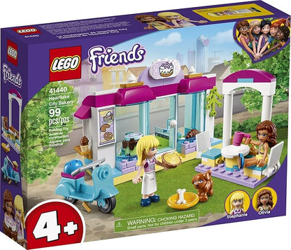 LEGO Friends Heartlake City Bakery 41440 Building Kit; Kids Café Toy Playset Friends Stephanie and Olivia; Collectible Toy, New 2021 (99 Pieces)