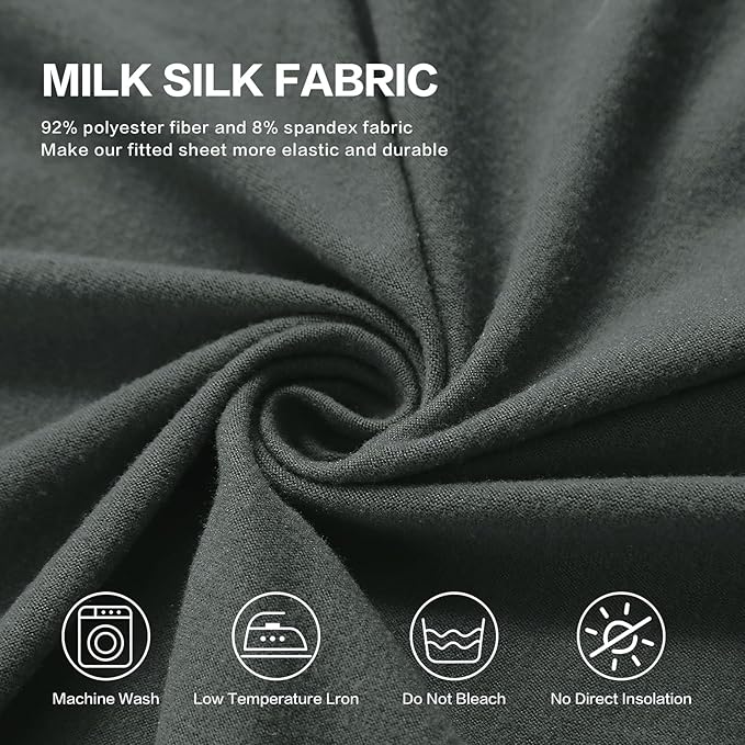 Soft Spandex Recliner Chair Covers, 4 Pieces Lazy Boy Recliner Cover for Recliner Chair, Stretch Cover for Recliner slipcovers Good Choice for All Seasons(XL,Grayish Green)