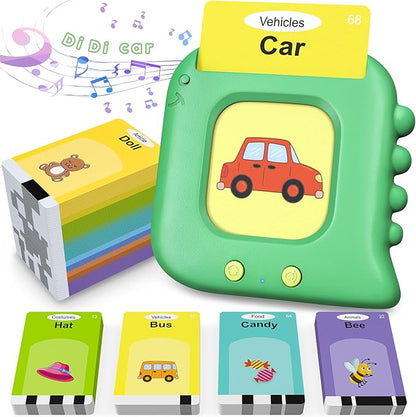 Talking Flash Cards,Kids Toddler Flash Cards with 240 Sight Words,Montessori Toys,Autism Sensory Toys,Speech Therapy Toys,Learning Educational Toys Gifts for Age 1 2 3 4 5 Years Old Boys and Girls