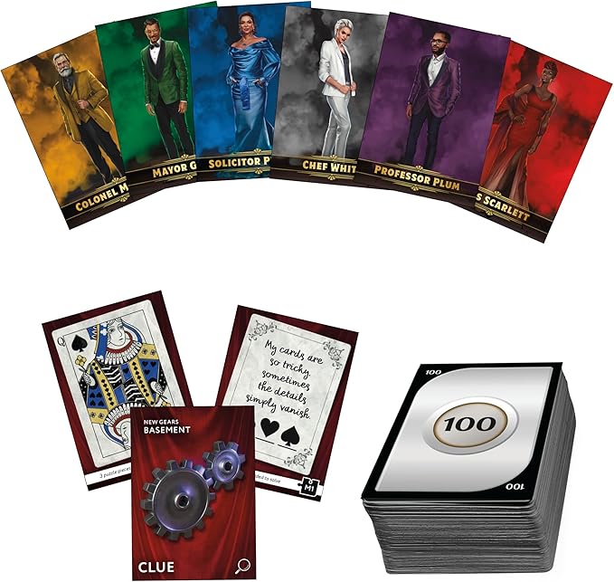 Clue Escape: The Illusionist’s Club Board Game | Escape Room Family Game | 1-Time Solve Mystery | Ages 10+ | 1-6 Players | Difficulty 4 | 90 - 120 Mins.