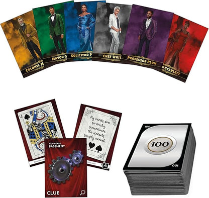Clue Escape: The Illusionist’s Club Board Game | Escape Room Family Game | 1-Time Solve Mystery | Ages 10+ | 1-6 Players | Difficulty 4 | 90 - 120 Mins.