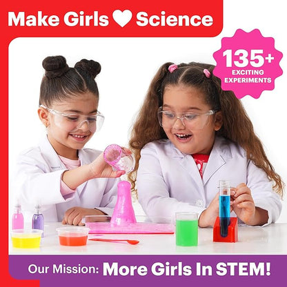 Doctor Jupiter Girls Science Kit for Kids Ages 8-10-12-14 | Christmas, Birthday Gift Ideas for 8,9,10,11,12 Year Old Girls| 6-8 Experiments of Different Sciences| STEM Learning & Educational Toys