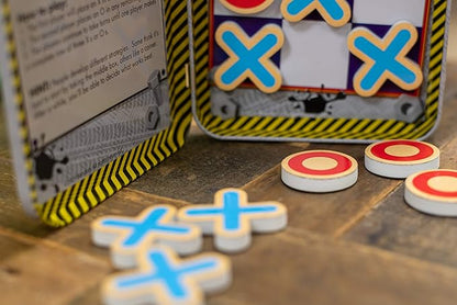 Bendon TS Shure Tic-Tac-Toe Games Mini Magnetic Activity Tin with Illustrated Foam Magnets 50437
