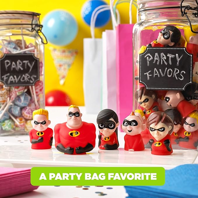Disney Finger Puppets - Party Favors, Educational, Classroom Rewards, Bath Toys, Incredibles 2