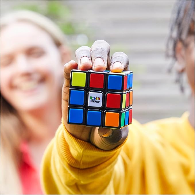 Rubik’s Cube, 3x3 Magnetic Speed Cube, Super Fast Problem-Solving Challenging Puzzle Fidget Toy Travel Game Brain Teaser for Adults & Kids Ages 8+