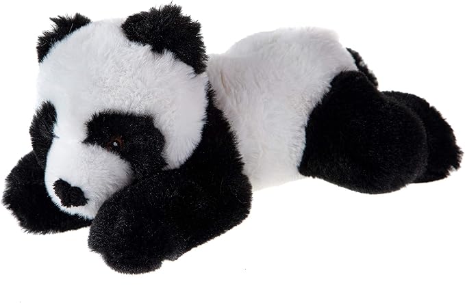 Wild Republic EcoKins Mini Panda Stuffed Animal 8 inch, Eco Friendly Gifts for Kids, Plush Toy, Handcrafted Using 7 Recycled Plastic Water Bottles (24796)