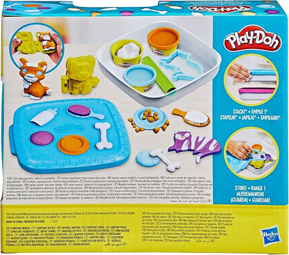 Play-Doh Create ‘n Go Pets Playset, 4 Colors & Storage Container, Animal Toy Sets, Easter Basket Stuffers, Preschool Toys, Kids Arts & Crafts, Ages 3+