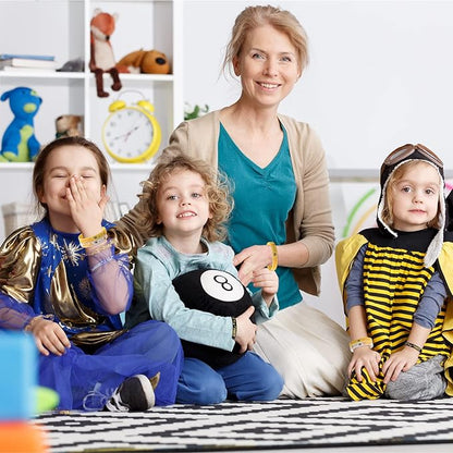 Bee Bracelet Silicone Bee Wristband Assorted Color Bee Theme Party Favors Bee Teachers Decorations Classroom Decorations Bees Wristband for Boy Girl Bee Birthday Baby Shower Party Supply (48 Pieces)