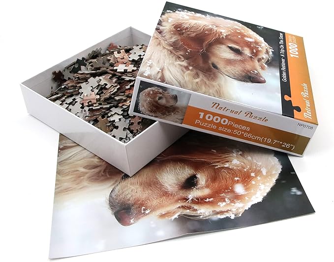 Jigsaw Puzzles 1000 Pieces for Adults 1000 Piece Puzzles for Adults and Kids (Cute Pet Dog)