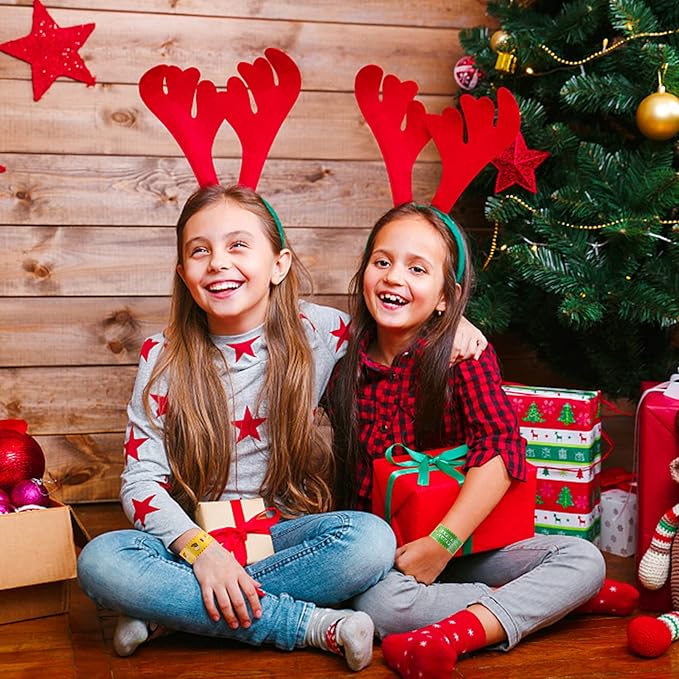 48PCS Christmas Slap Bracelets bulk ，holiday christmas slap bracelet trinkets for kids school class classroom students ，goody goodies bag stocking stuffers gifts toys xmas Favor gift