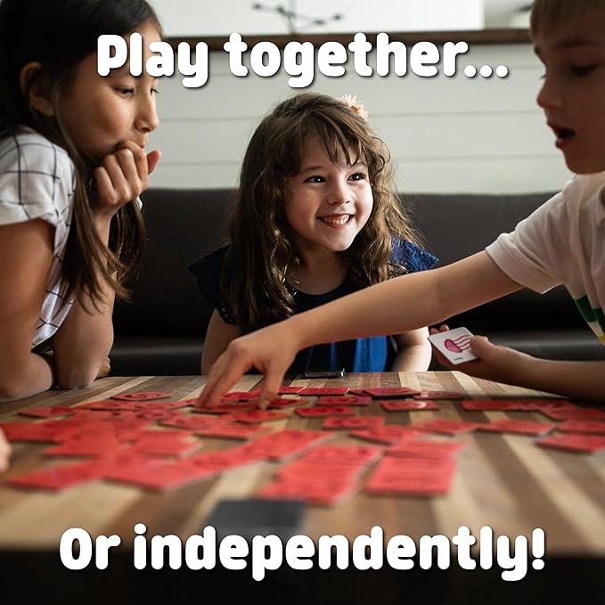 Chuckle & Roar - Matching Game Alphabet - Board Game for Kids 3 and up - Concentration Game for Toddlers - Preschool Game