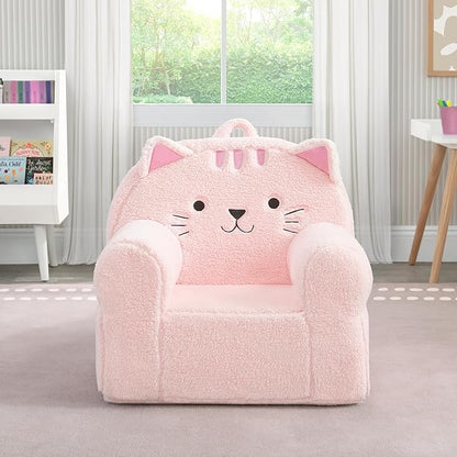 Delta Children Deluxe Cozee Chair, Pink Cat