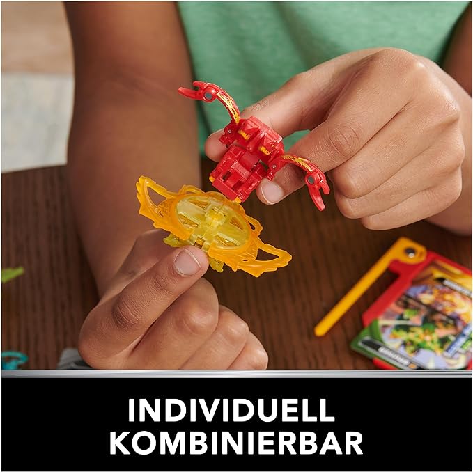 Bakugan, Special Attack Ventri, Spinning Collectible, Customizable Action Figure and Trading Cards, Kids Toys for Boys and Girls 6 and up