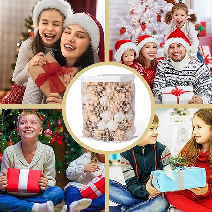 GOGOSO Bear Ball Pit Balls Shapes BPA Free Plastic Play Balls Crush Proof Kids Toddlers Baby Pastel Pelotas Toy Shaped Giant Friendship Bracelet