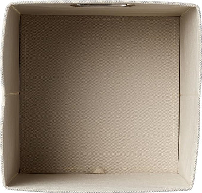 Amazon Basics Collapsible Cube Storage Organizer Bins, 24-Pack, 10.5 x 10.5 x 11 inches, Chevron Grey