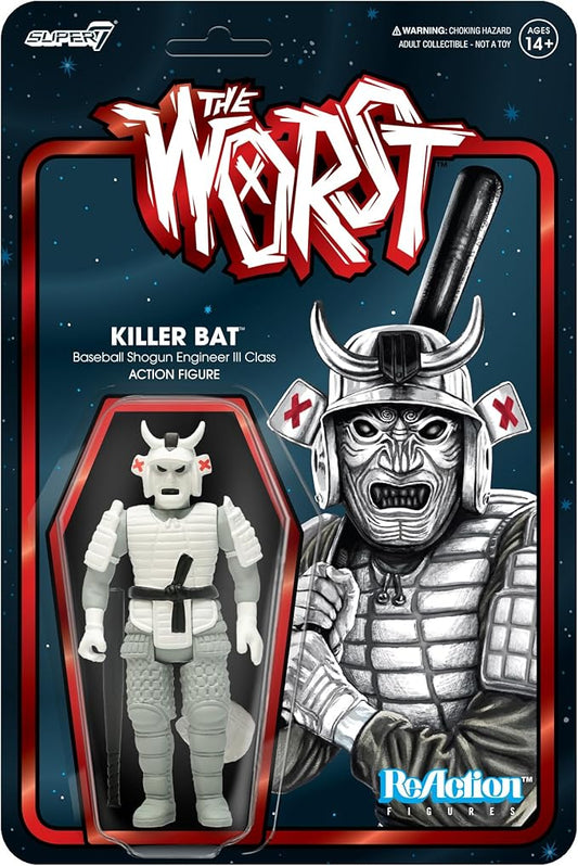 Super7 The Worst Killer Bat (Scum Squad) - 3.75" The Worst Action Figure with Accessory Collectibles and Retro Toys