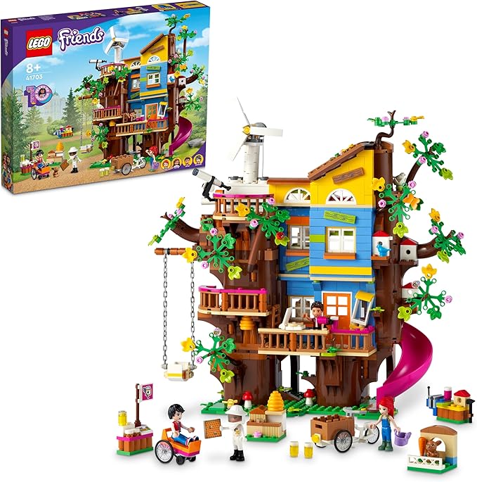 Lego 41703 Friends Casa sull'Albero dell'Amicizia con Mini Bamboline di Mia e River, Giochi per Bambina e Bambino da 8 Anni in su, Idee Regalo Prima Comunione