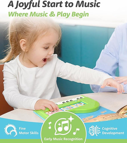 BEST LEARNING My First Piano Book - Educational Musical Toy for Toddlers Kids Ages 3-5 Years - Ideal 3, 4 Year Old Boy or Girl Birthday Present