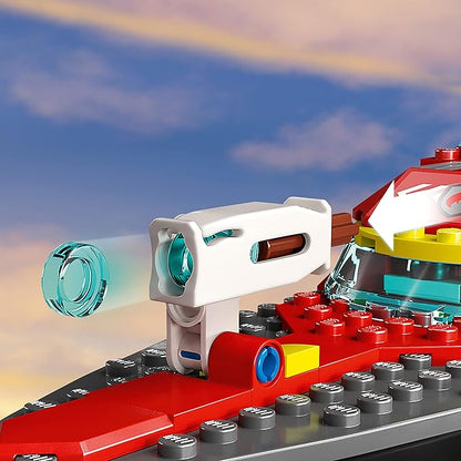 LEGO City Fire Rescue Boat 60373, Toy Floats on Water, with Jetpack, Dinghy and 3 Minifigures, Everyday Hero Toys for Kids, Boys and Girls Ages 5+