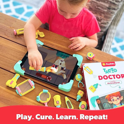 PlayShifu STEM Toys for Kids - Tacto Doctor (Interactive Kit + App) - Pretend Play with Real STEM Learning