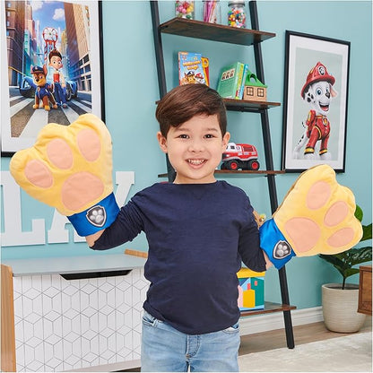 Paw Patrol, Chase Hero Paws Role Play Plush Toy with 10 Sounds and Phrases, Pretend Play Costume for Kids Ages 3 and up