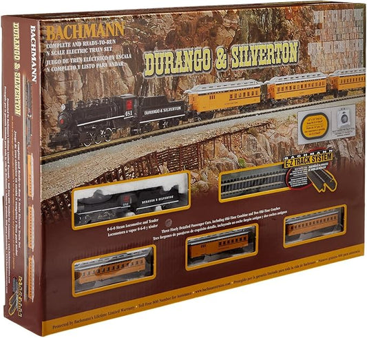 Bachmann Trains - Durango & Silverton Ready To Run Electric Train Set - N Scale 0.5 Liters