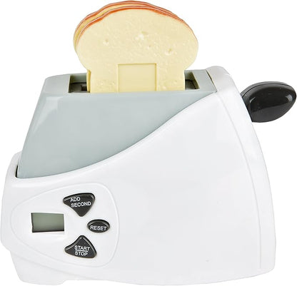 Constructive Playthings 4 pc. Pretend Play Action-Fun Appliances Set with 8" H. Blender, Mixer, Popping Toast Toaster and Water Dispensing Coffee Maker for Ages 3 Years and Up