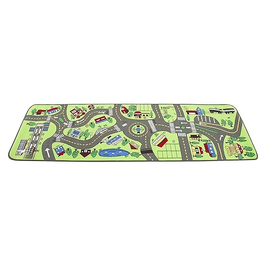 Learning Carpets Giant Road LC124, White