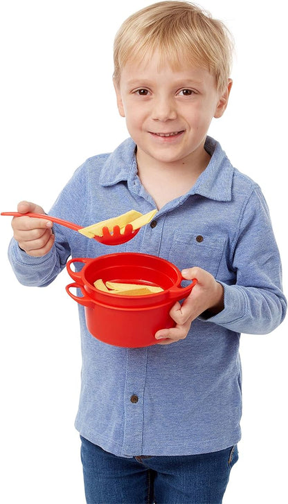 Melissa & Doug Prepare & Serve Pasta Play Food Set