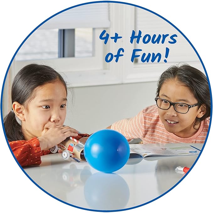 hand2mind Take Flight Science Kit, Toy Rocket Launcher for Kids Ages 8-12, Rocket Kit, Science Kits & Toys, Air Rocket Launcher Kids, 18 Science Experiments, Career & Lab Guide, STEM Toy, Kids Rocket