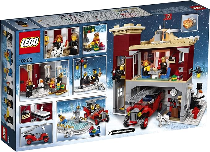 LEGO Creator Expert Winter Village Fire Station 10263 Building Kit (1166 Pieces)