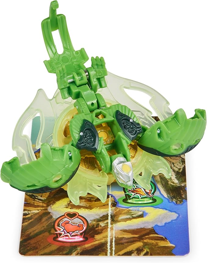 Bakugan, Special Attack Ventri, Spinning Collectible, Customizable Action Figure and Trading Cards, Kids Toys for Boys and Girls 6 and up